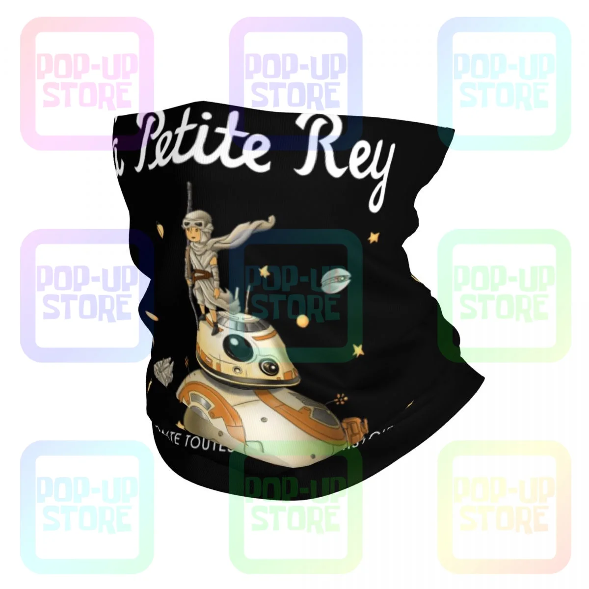 La Petite Rey Droid Bb8 Le Petit 프린스 영화 넥 게이터 반다나 스카프 페이스 마스크 스포츠 자외선 차단 아웃도어 스포츠, 스카프 페이스 마스크 넥 게이터 반다나