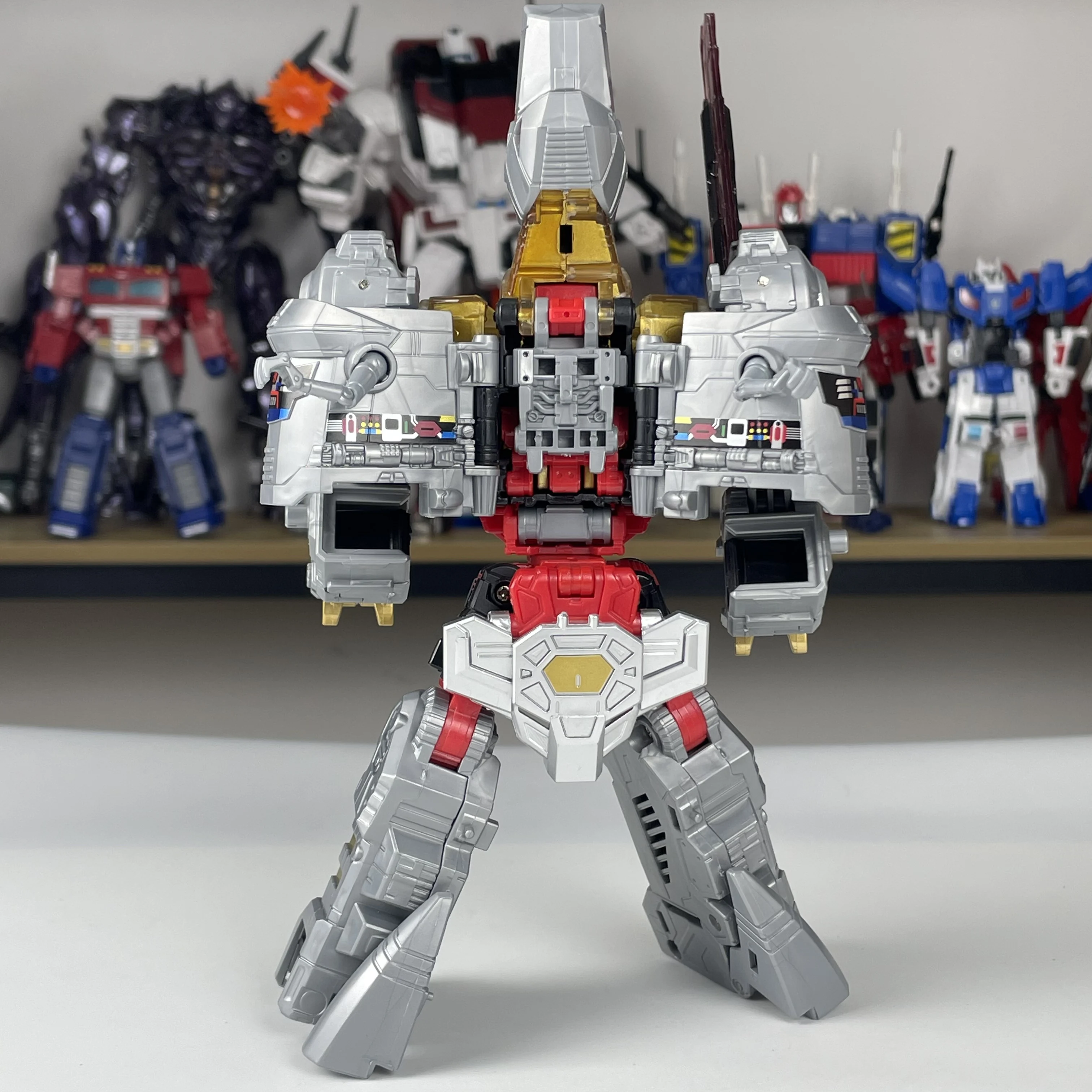 BPF05 5 IN 1 17 cm Transformatie Speelgoed G1 Dinoking Volcanicus Grimlock Slakken Slijm Swoop Dinobots Action Figure ABS Model