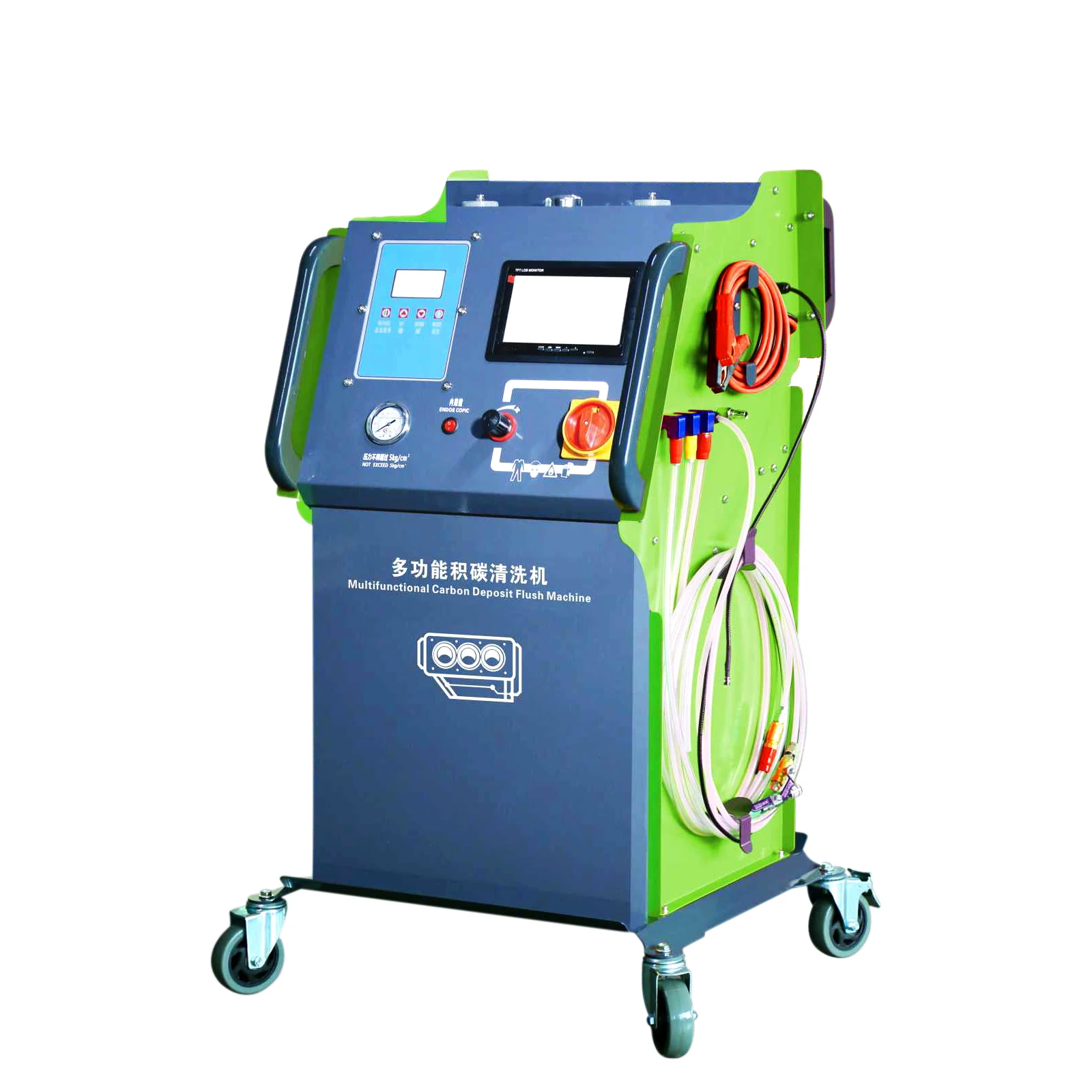 

FCS-9800L Carbon Cleaning Machine For Car Engine And Fuel Injector DC12V/150W / Three-way Catalytic Converter Cleaning Machine