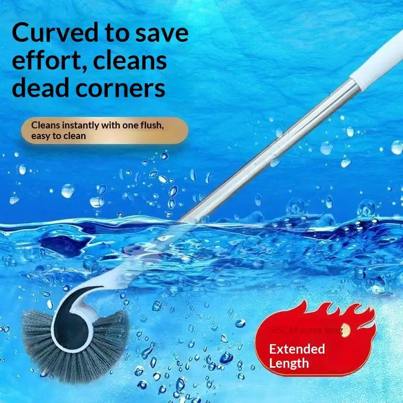 Hot Sale Long Handle Durable Plastic Aquarium Glass Algae Cleaner Corner Gap Cleaning Tools For Home