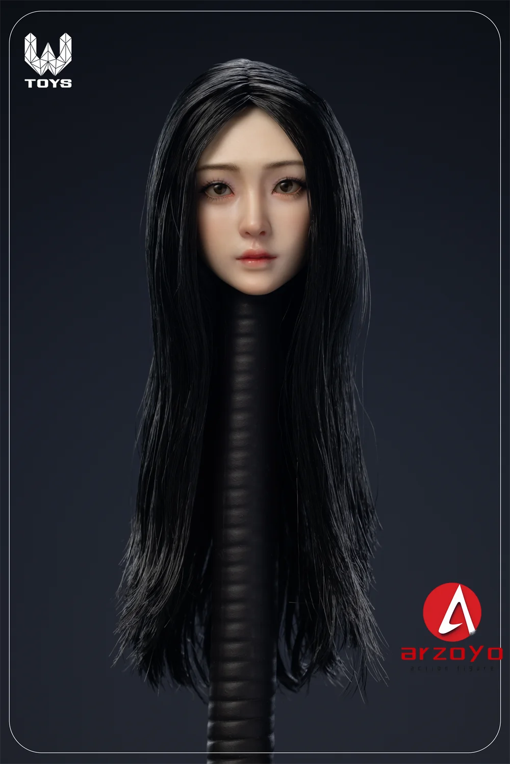 1/6 Scale Xiaoru Movable Eyes Female Head Carving Heavy/Light Makeup Model Fit 12'' Female Soldier Action Figure Body Dolls