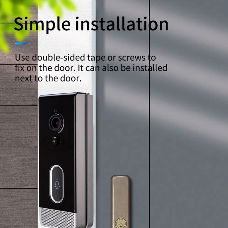 Tuya Smart Home Doorbell Camera Waterproof Wifi Video Intercom 1080P Outdoor Security Protection Two Way Audio