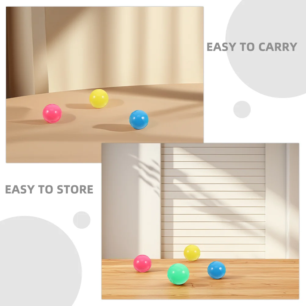 50Pcs Colorful Plastic Counting Balls Small Hollow 2Cm Diameter Lightweight Educational Probability Math Balls