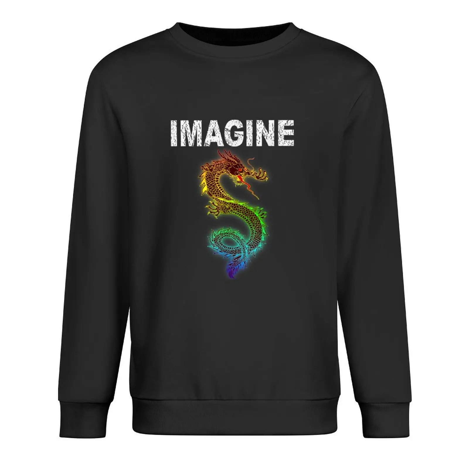 

IMAGINE Fantasy Dragon Style T-shirt Great For Gift Pullover anime clothes tracksuit men new in sweatshirts