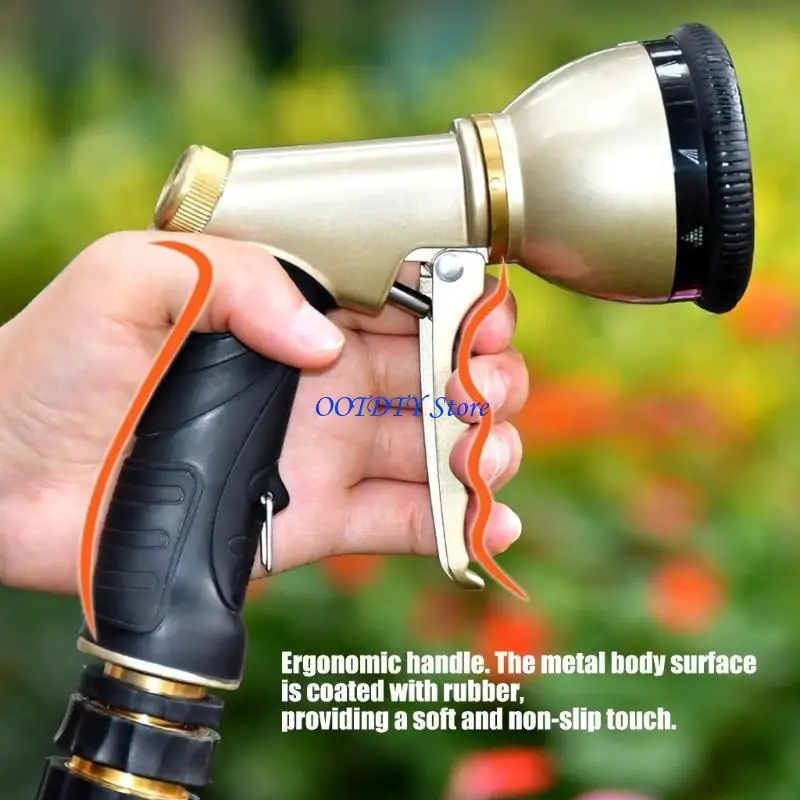 367A Garden Nozzle High Pressure Water Hose Nozzle Adjustable Garden Hose