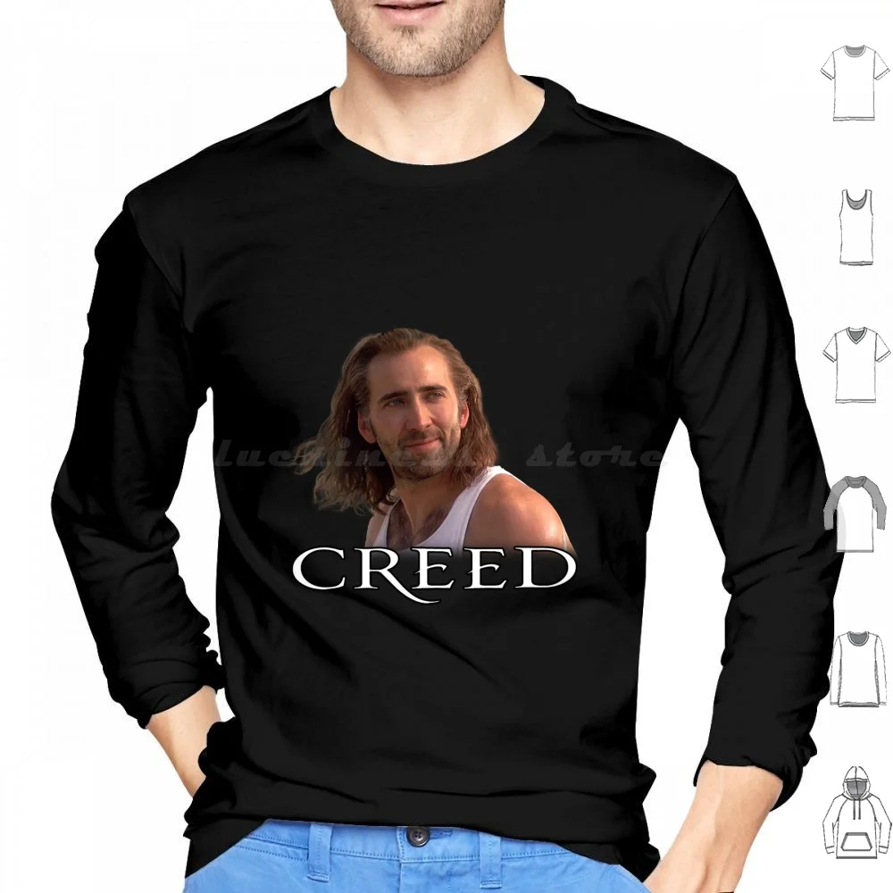 Nic Creed Hoodie cotton Long Sleeve Nicolas Cage As Creed