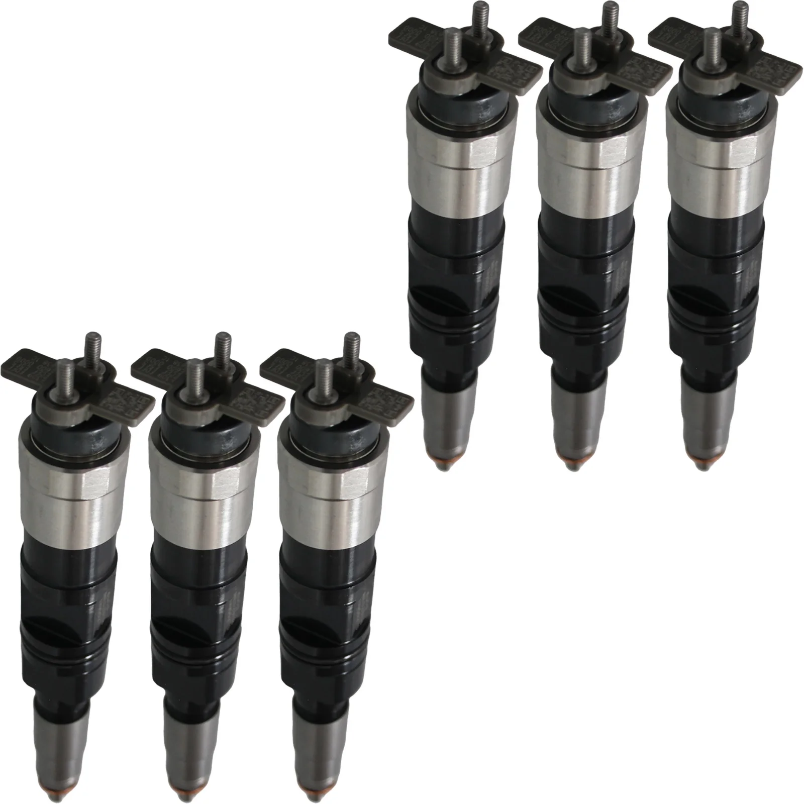 6PCS Fuel Injector FIN1801LZ FIN1801RF For JOHN DEERE 4.5D 4045T R4 Tractors
