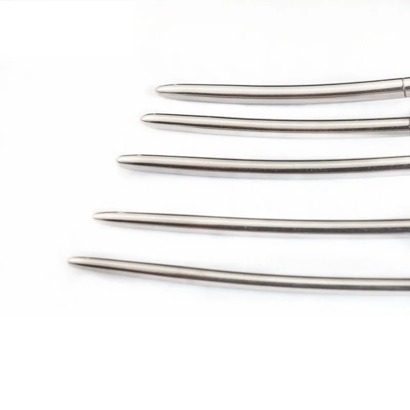 1pcs Cervical Dilator Gynecological Stainless Steel Dilator Stick Dilator Strips3.5-9.5# round head