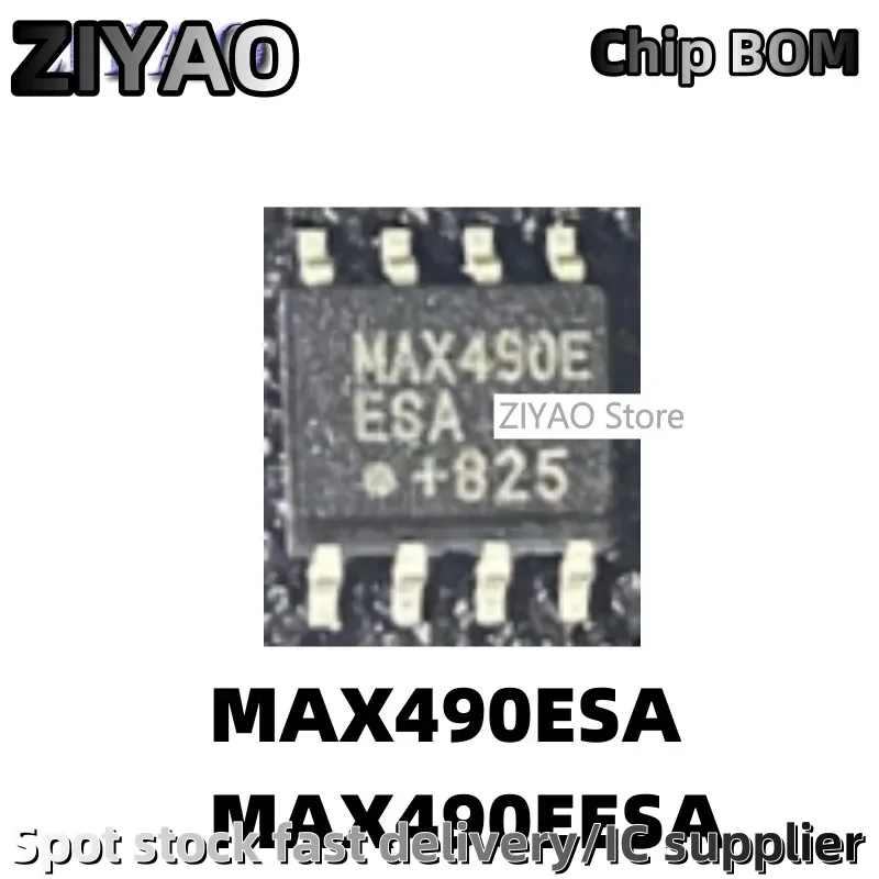 5PCS MAX490 MAX490ESA MAX490EESA SOP8 transceiver/interface IC