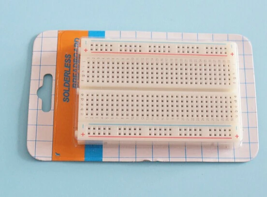 

10pcs/lot mini bread board / breadboard 8.5CM x 5.5CM 400 Holes Breadboard Best quality