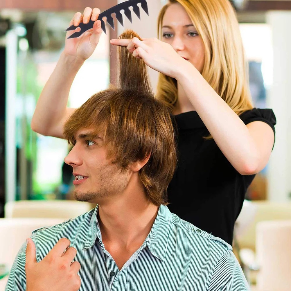 

1Set Professional Hair Styling Comb Set for Men Unbreakable Lightweight Wide Tooth Design Comfortable Grip Suitable for Salon
