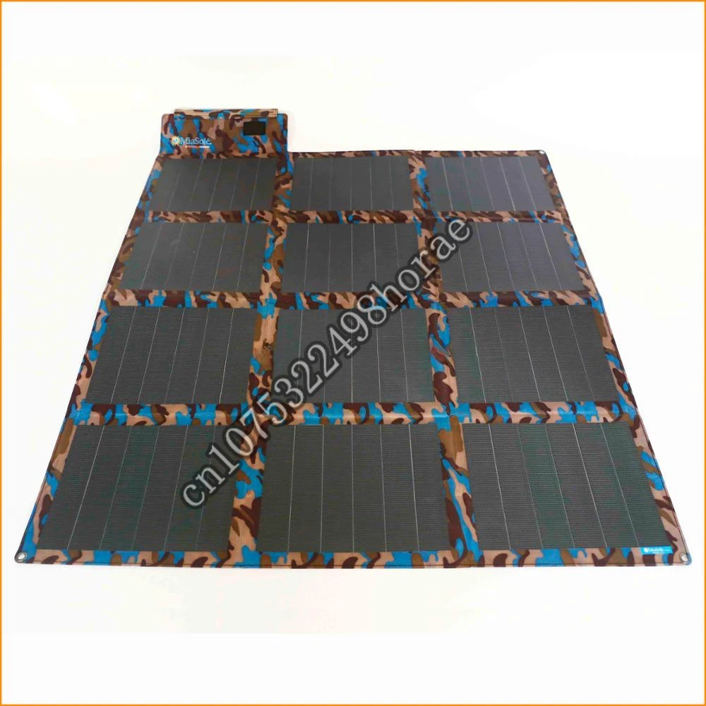 Hi-efficiency hiking solar panel module foldable type