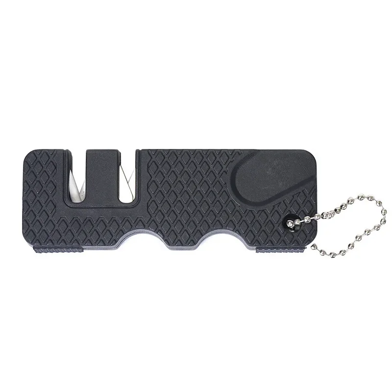 

1PC Outdoor Mini Portable Knife Sharpener Camping Tools Mini Small Sharpening Stone Knife Camping Sharpening Magic Tool Hat clip