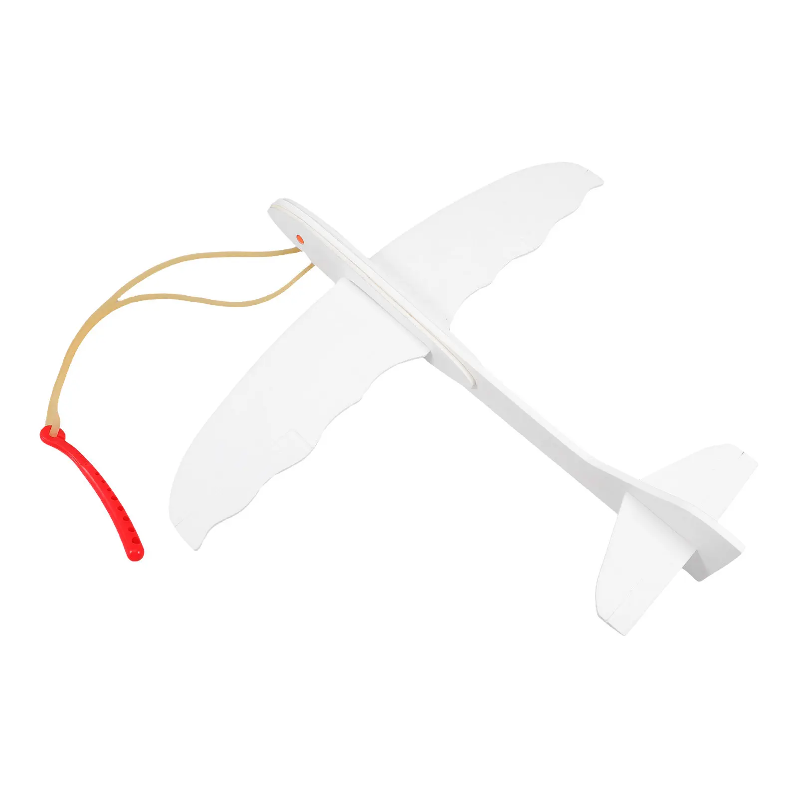 

Детский пенопластовый самолет-планер на резинке для ручного запуска, DIY: раскрась сам, для активного отдыха на природе