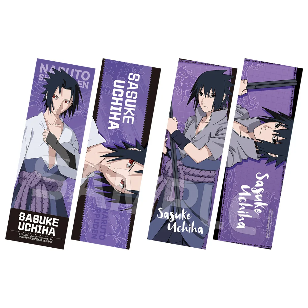 Naruto Sasuke Madara Itachi Obito China Official Authorization Cosplay Laser Ticket 2pcs/Set