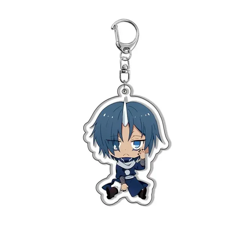 Anime That Time I Got Reincarnated as a Slime Keychain Cute Rimuru Tempest Figures Pendant Car Key Chain Bag Accessories Jewelry