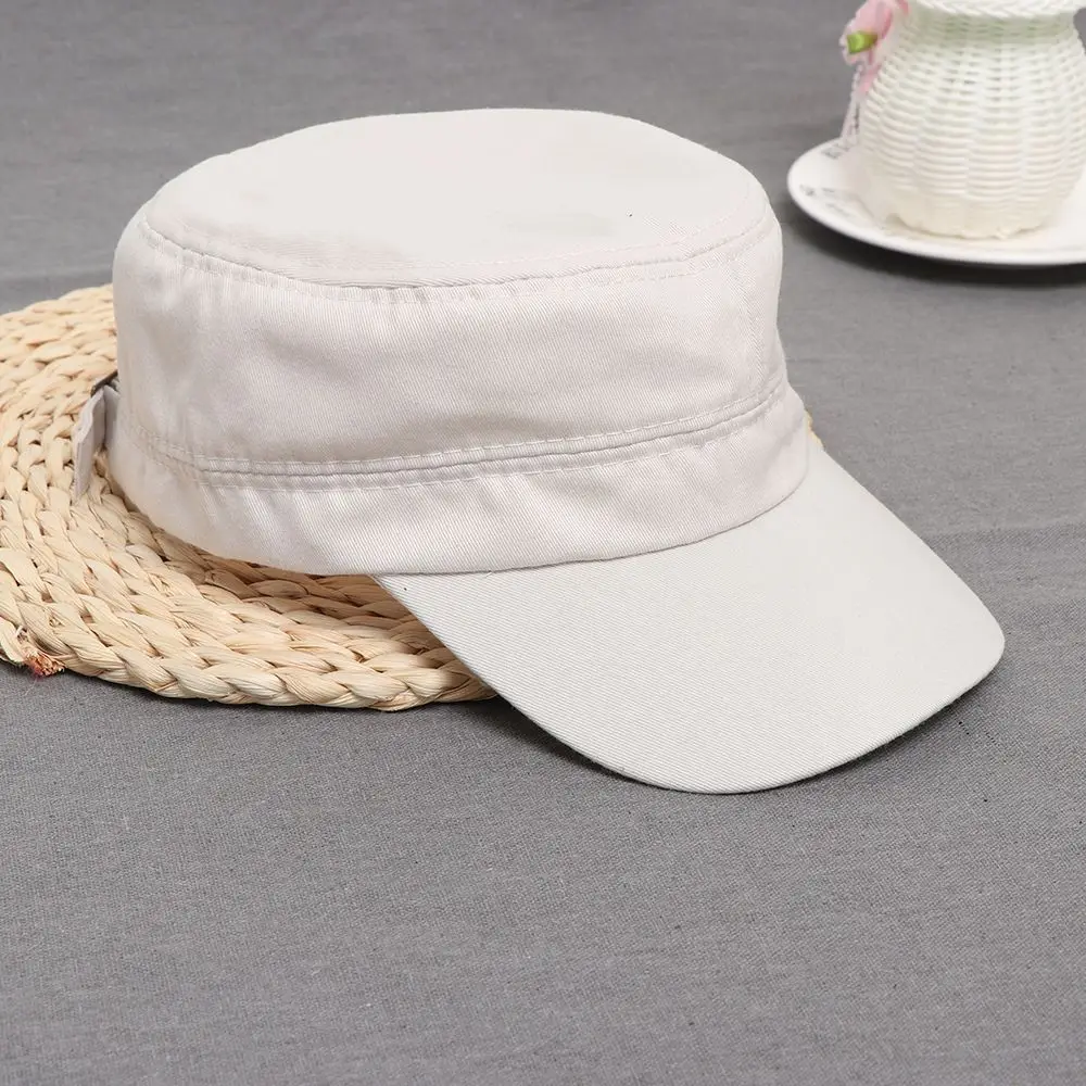 Classic Style Cadet Outdoor Cotton Plain Cap  Hat Adjustable