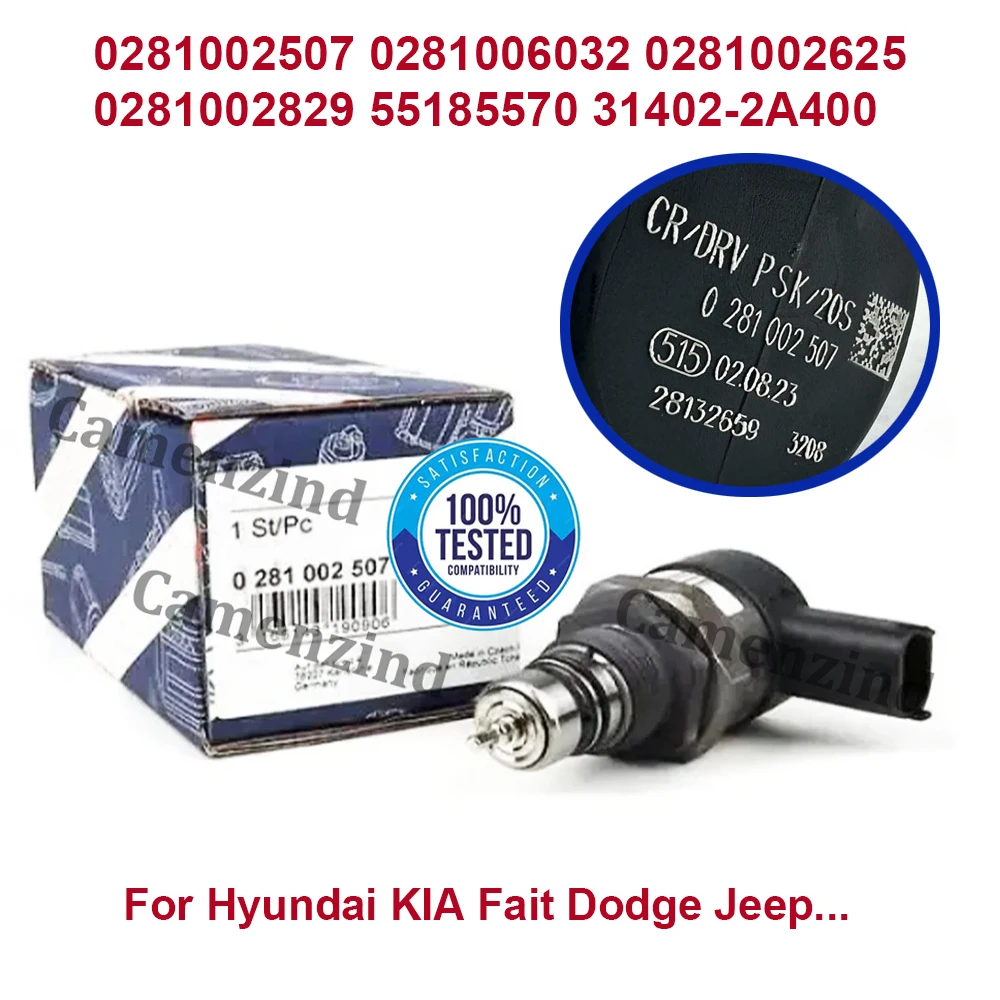 

Новый регулятор давления топлива OEM 0281002507 0281006032 0281002625 0281002829 55185570 31402-2A400 для Hyundai, KIA, Fiat, Dodge, Jeep