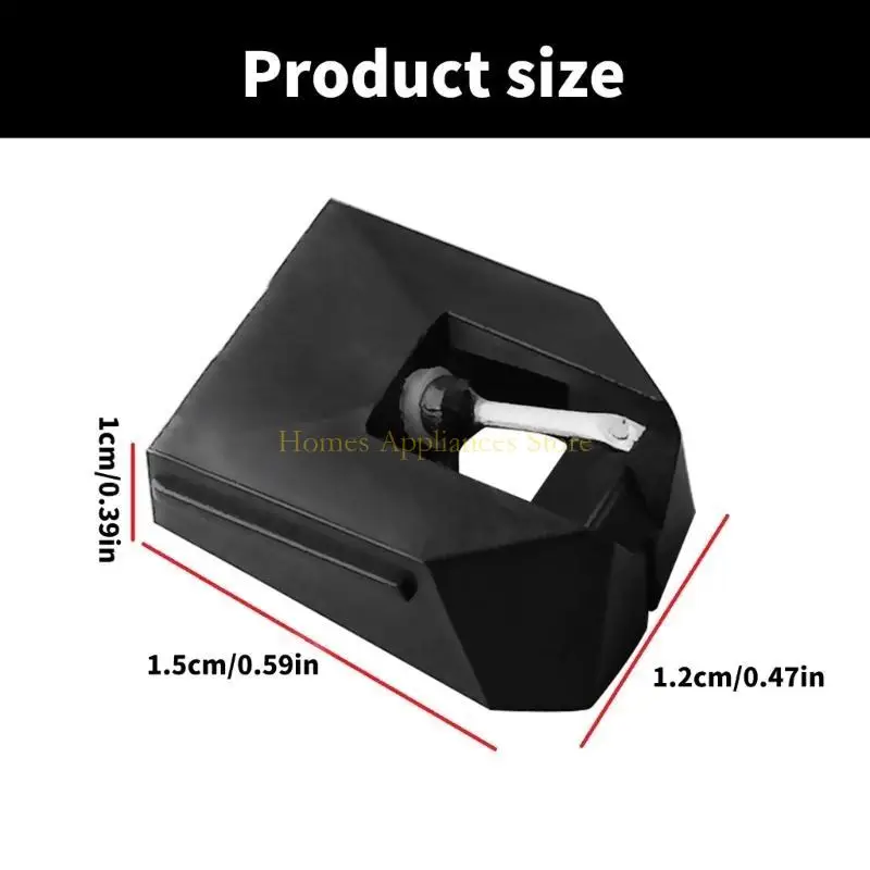 D0AB سجل مشغل الاستبدال الإبرة الملمس البلاستيكي سهلة التثبيت مع الفرشاة
