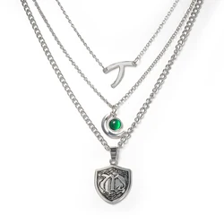 Catuni Hope Mikaelson Layered Stacking Legacies Necklaces Wishbone Pendant Clavicle Chain Girl Boy Cospaly Jewelry Gift