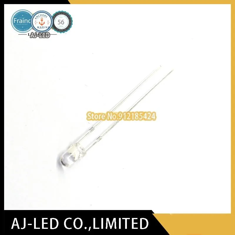 

10pcs/lot SFH309 NPN infrared photosensitive receiving photodiode wavelength 860nm transparent 3mm angle ±12°
