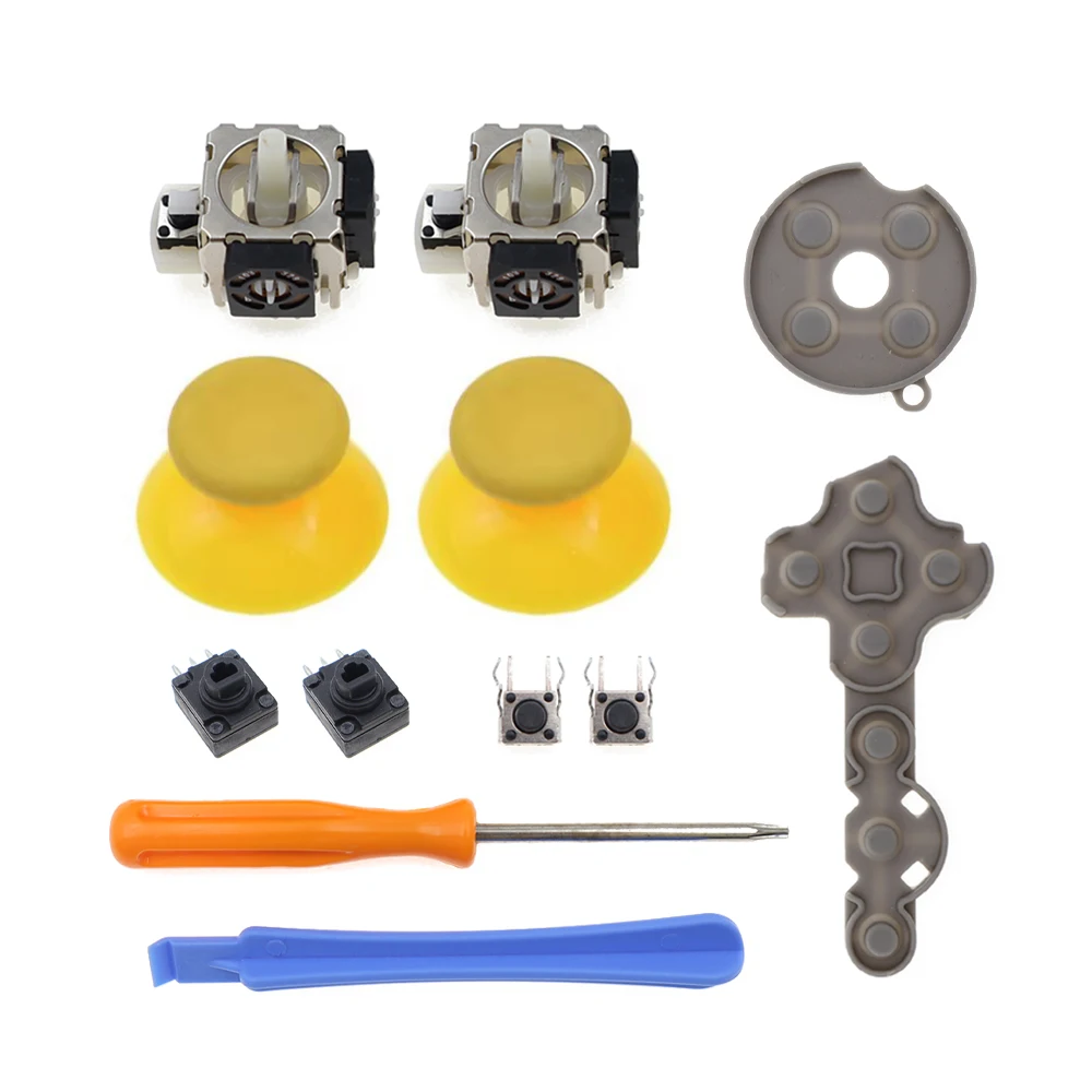 1Set For Xbox 360 Controller Analog Stick Sensor Potentiometers + Thumb Grips LT RT Trigger Switch Buttons view 6