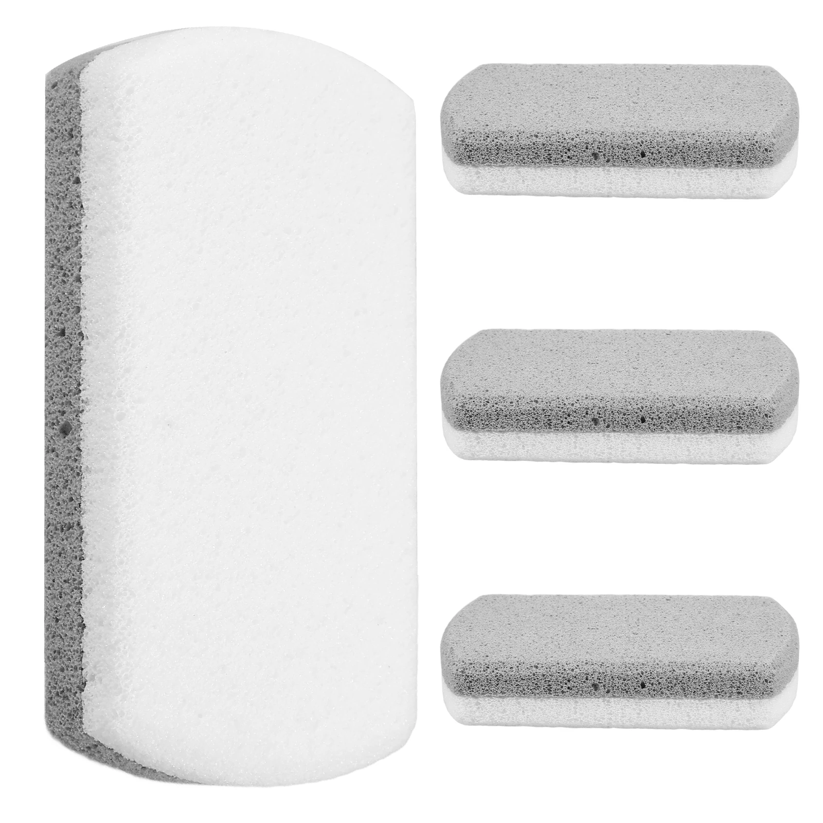 4pcs Grey Pumice Stone Foot File Callus Remover Handheld Pedicure Tool Handheld Pedicure File Foot Care Salon Use