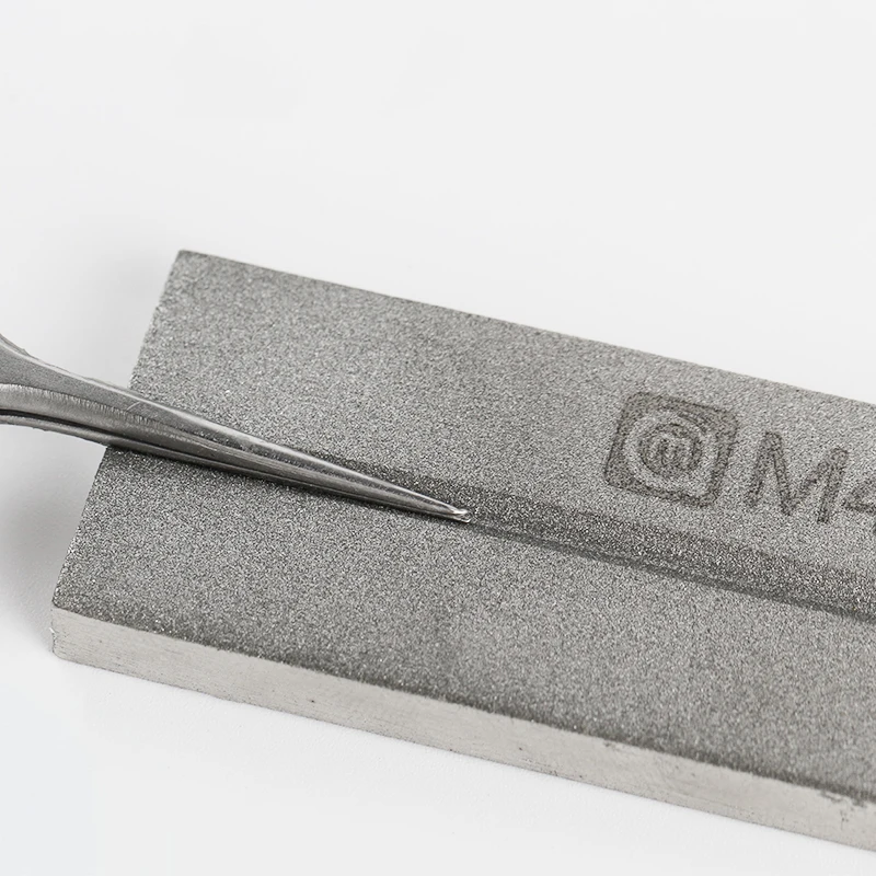 Amaoe M40 Grindstone Gold Plated Steel Whetstone Grindstone Tweezer Blade Soldering Iron Tip Grinding Blade Tweezers Repair Tool