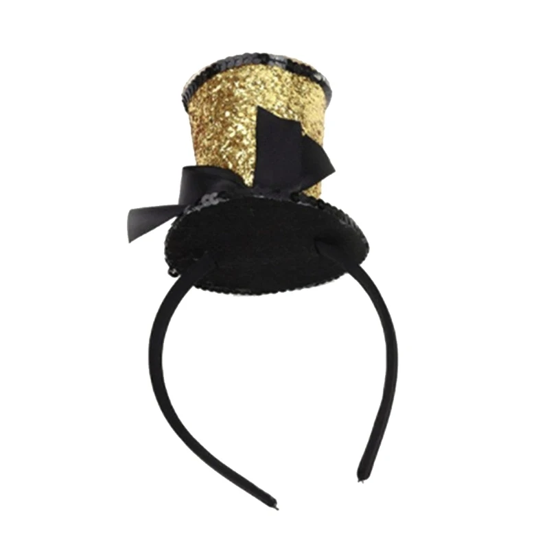 

Multi Color Mini Top Hat Decor Hair Hoop Festival Headband for Teenagers Adult Party Performances Hair Accessories Dropship