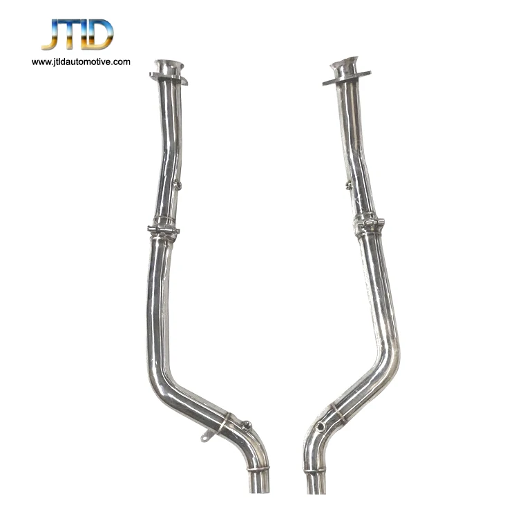 

Downpipe For Jaguar XE XF 3.0T 2016 Straight Exhaust Pipe S304 Stainless Steel With/Without High Flow Catalytic