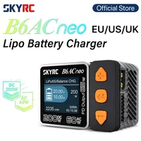 SkYRC B6ACneo Smart Charger1-6S LiPo LiHV Battery Balance Charger Discharger B6AC Neo AC/DC Car Boat Airplane Drone