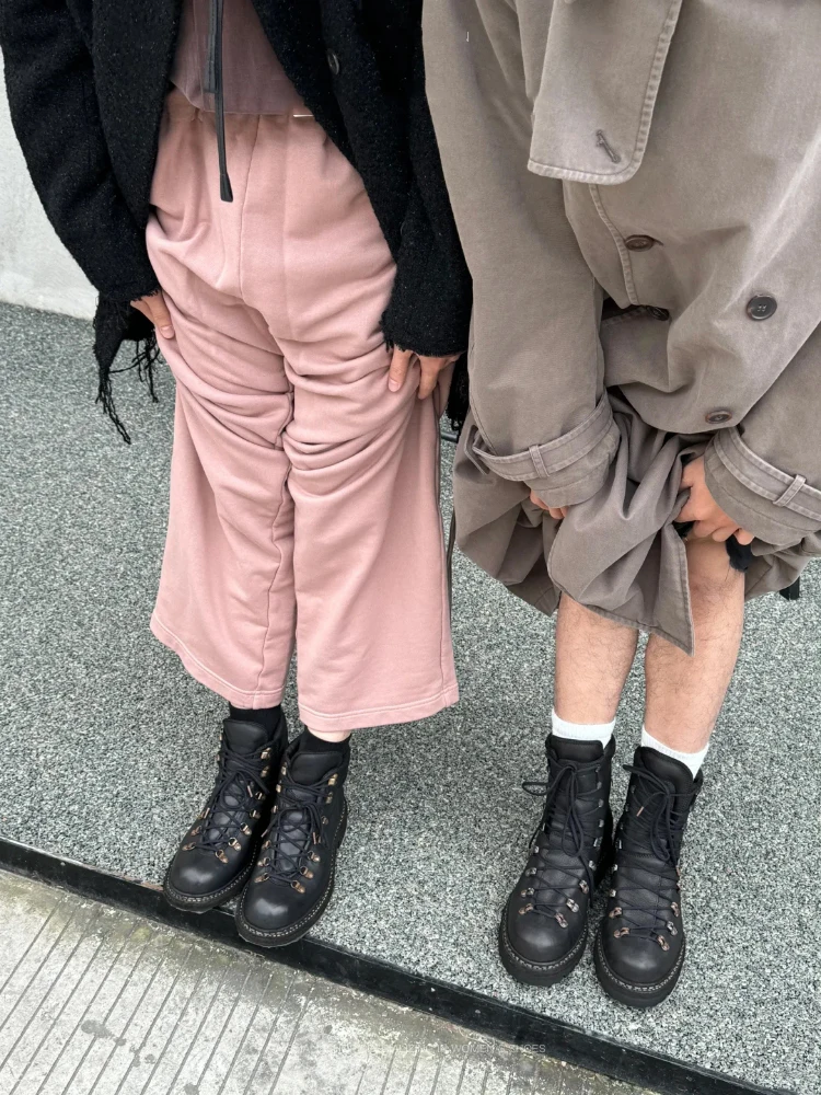 Unisex Siyah Deri Bağcıklı Yür - Women'S Fashion Hiking Boots incelemesi ve fiyatı