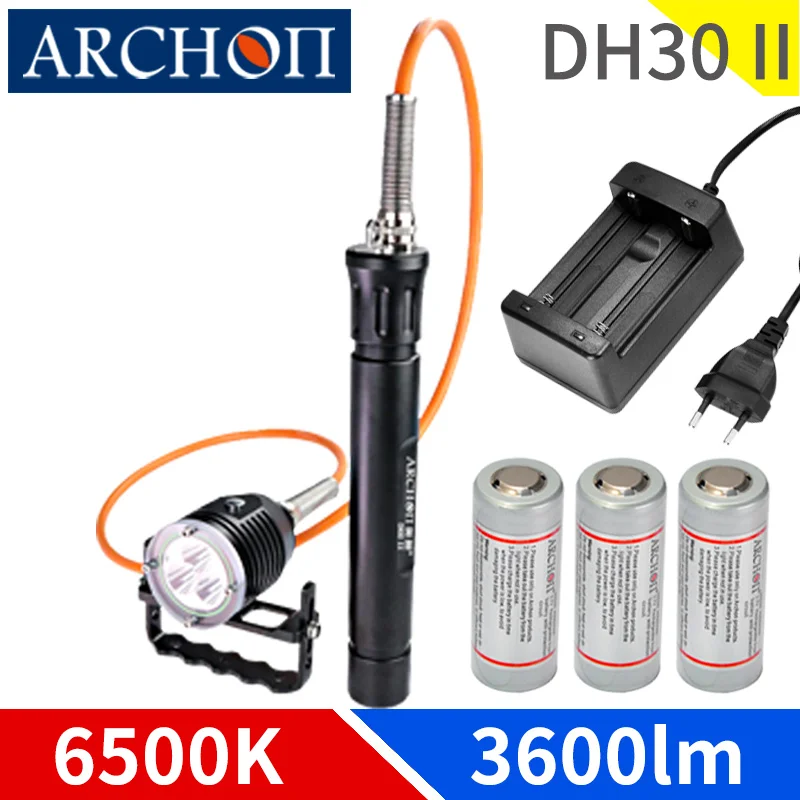 

Archon DH30 II Diving Spot Light Cave Technical Night Diving Head Light Rechargeable Underwater Glare Lighting Waterproof 100 M