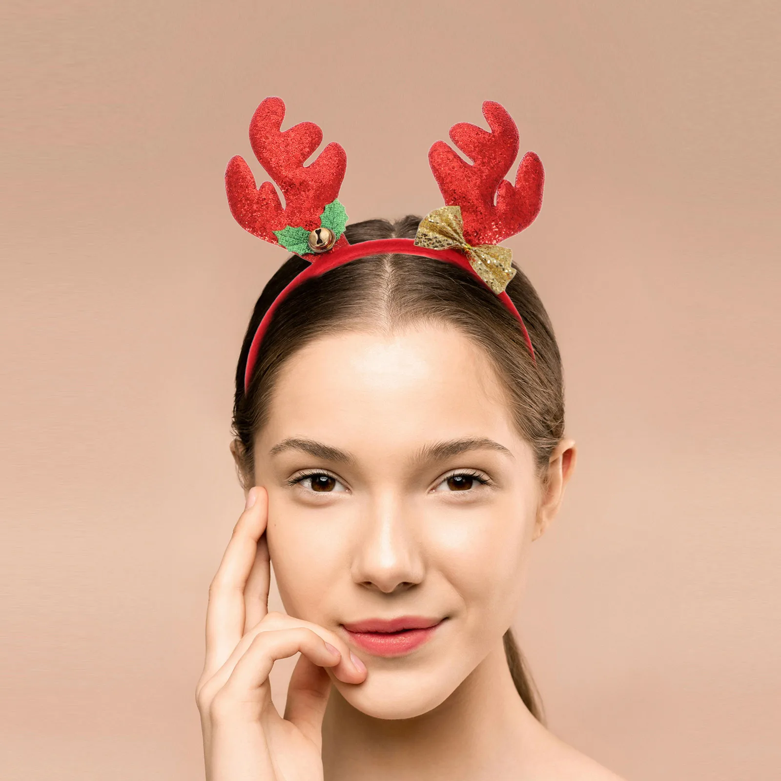 

6 Pcs Head Button Antler Headband Child Christmas Headbands for s Decorations Deer Reindeer Ears