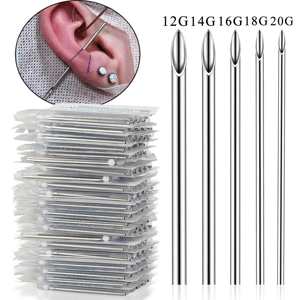 

Одноразовые Иглы для пирсинга, 12-20 г