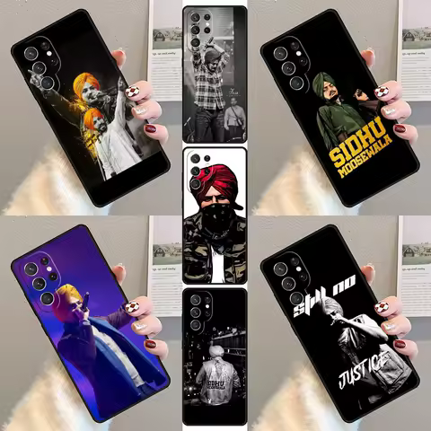 Sidhu Moosewala Phone Case For Samsung Galaxy S23 S21 S20 FE S24 S22 Ultra Note20 S10 S9 S8 Plus Silicone Cover