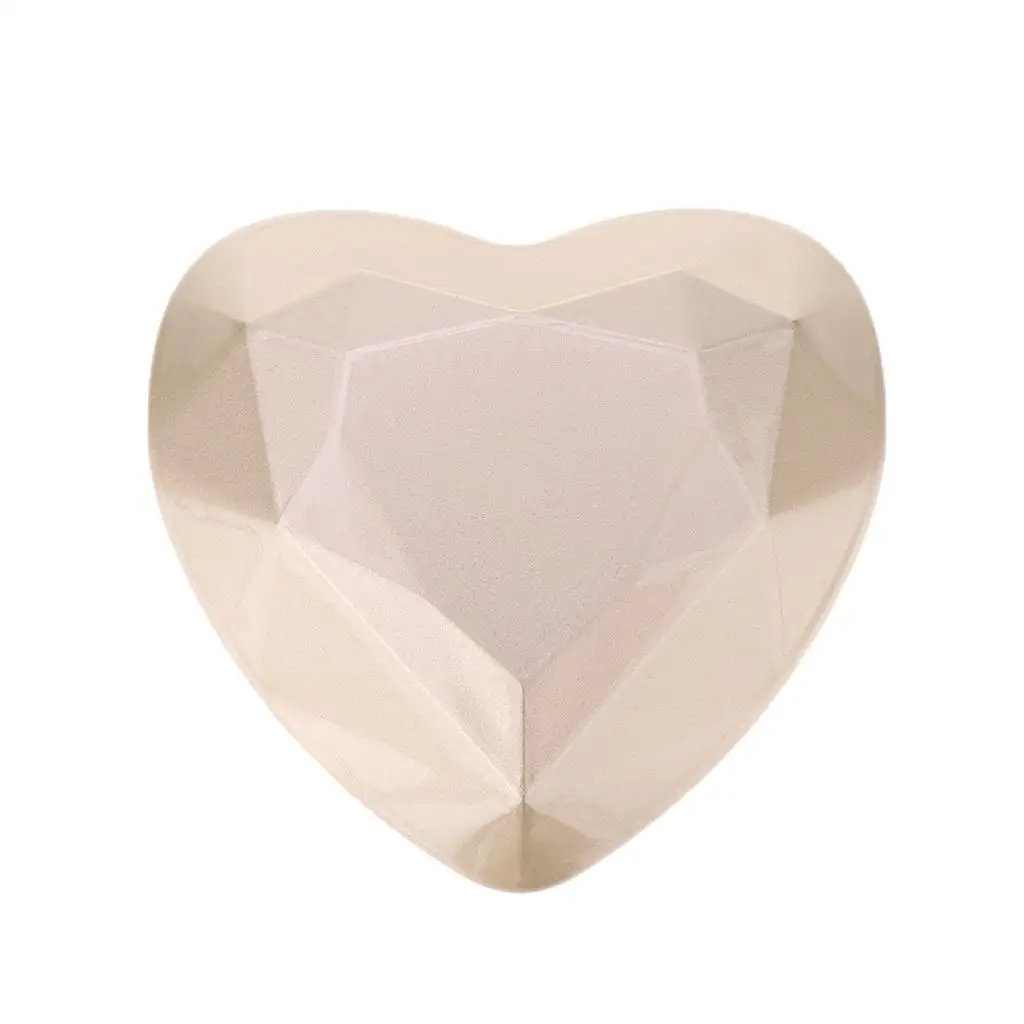 

Elegant Heart Shaped Resin Jewelry Storage Box with LED for Proposal Engagement and Wedding Ring Presentation