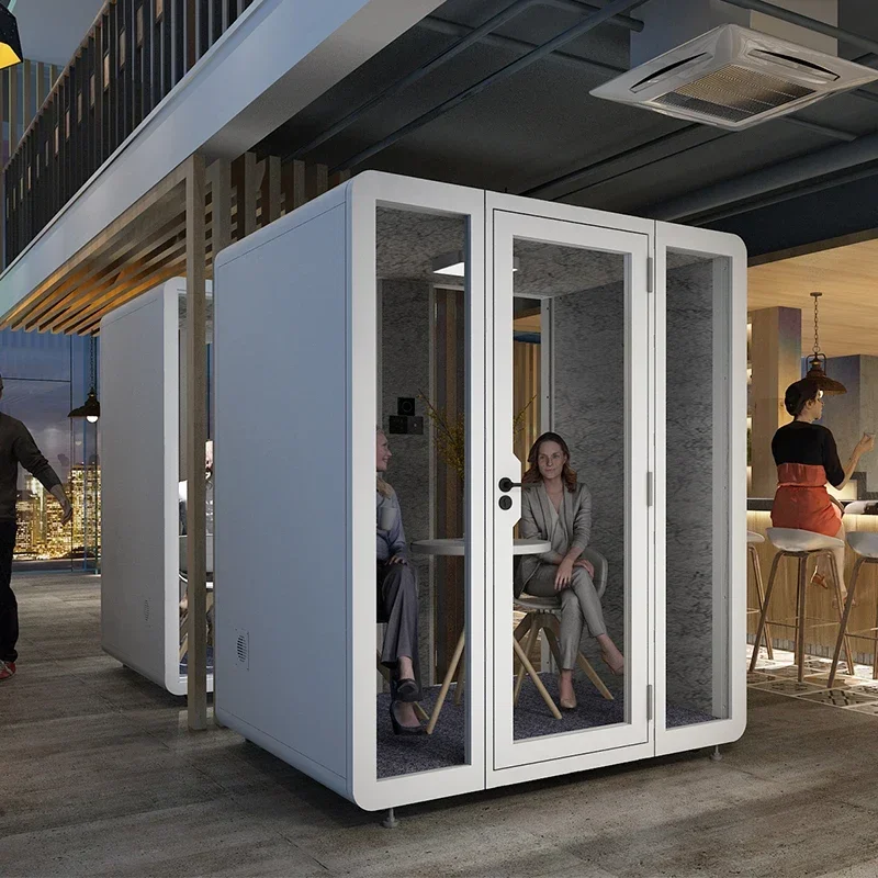 

Soundproof CompartmentHigh End External Soundproof Cabin Indoor Prefabricated Acoustic Office Phone Booth Pods Musical Recording