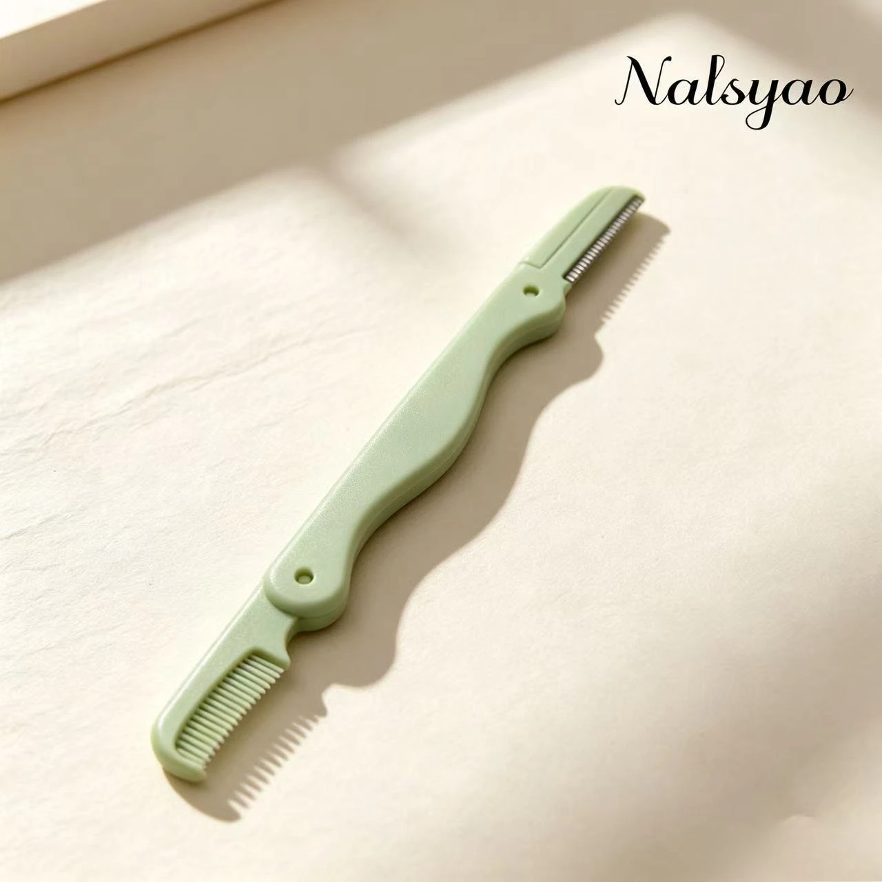 Folding Double Head Eyebrow Razor Facial Eyebrow Trimmer Anti-Scratch Makeup Tools Unisex Shaver