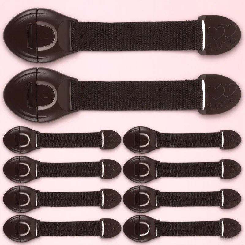 

12Pcs Safety Locks Fabric Multifunctional Baby Proof Lock for Cabinets Drawers Doors Windows Refrigerator Toddler Child Safety