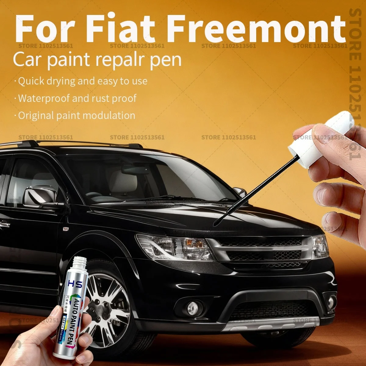 

Ручка для ремонта автомобильной краски Fiat Freemont, средство для удаления царапин, сделай сам, автоаксессуары, белый 268, серый, красный KRA, черный AXR, серебристый PS2