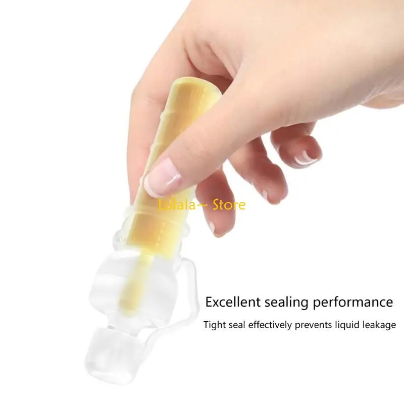 Y4QA Colostrum Collector Breastfeeding Milk Storage Tube Effective Breast Milk Collection for Antenatal Postnatal Expression