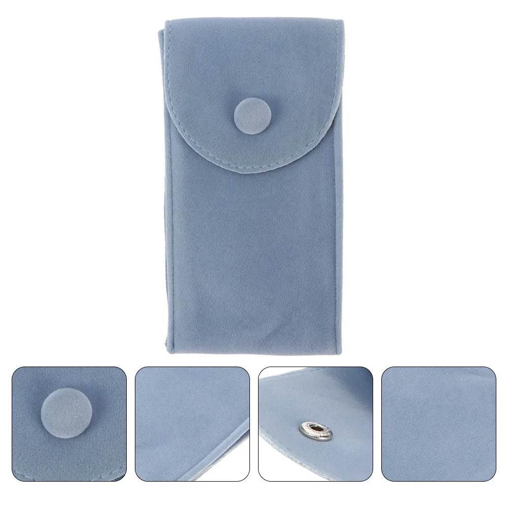 

Non woven Watch Pouch Portable Velvet Bag Storage Travel ganizer Protective Case Small Watch Protective Bag Container