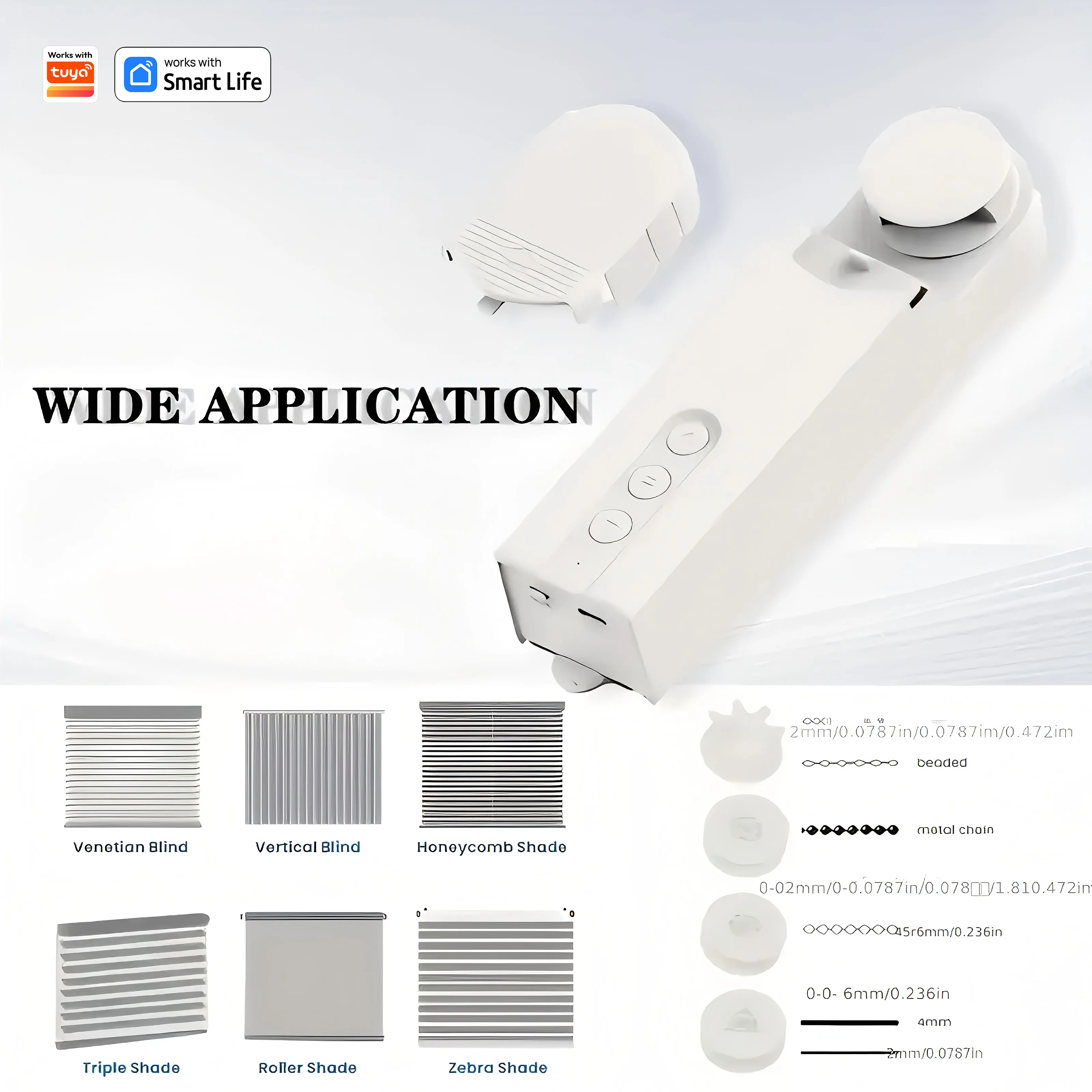Smart WiFi Roller Blind Tubular Motor Tuya APP Timing Schedule Control Wireless Remote Motorized Window Shutter Drive