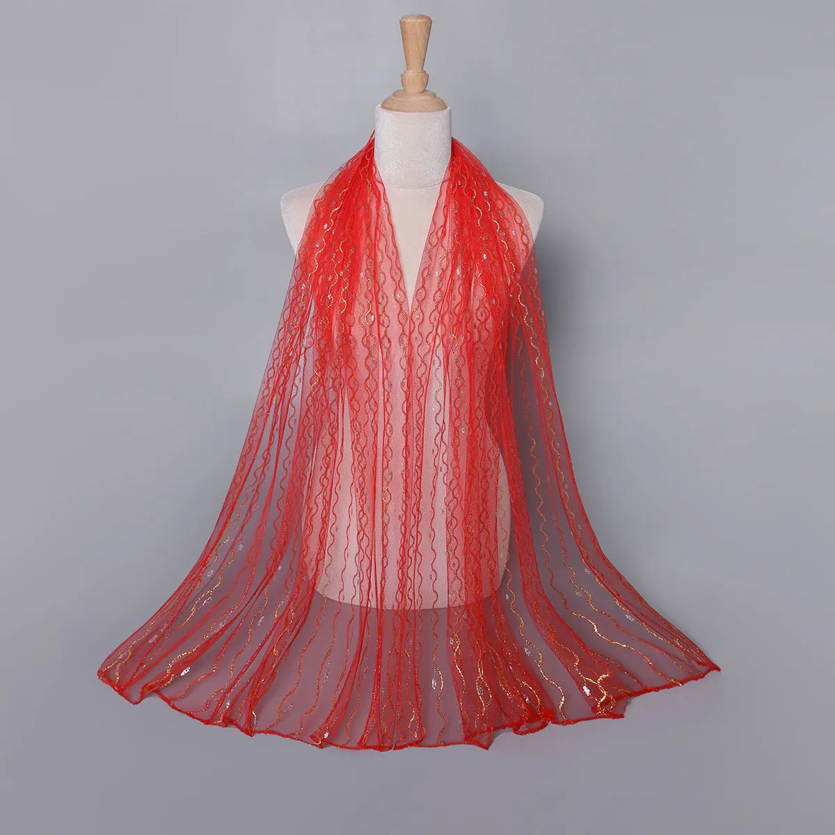 반짝이 여성 패션 원사 긴 스카프 다이아몬드 설정 레이스 목도리 여성을위한 여름 통기성 두건 우아한 새로운 이슬람 Hijab