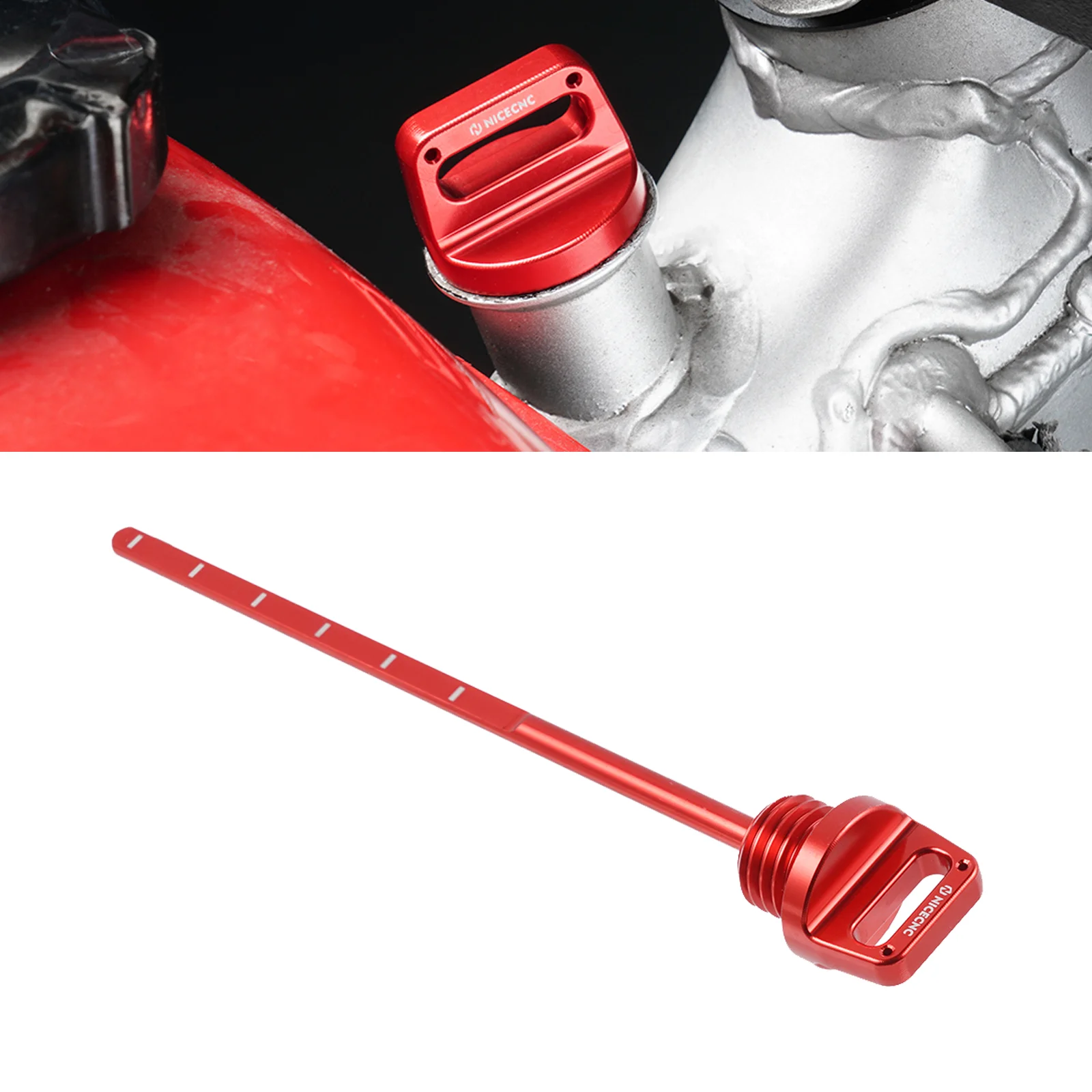 

NICECNC For Honda XR650L XR 650L XR 650 L 1993-2024 2023 XR600R XR 600R XR 600 R 1983-2000 Engine Oil Dipstick Stick Plug