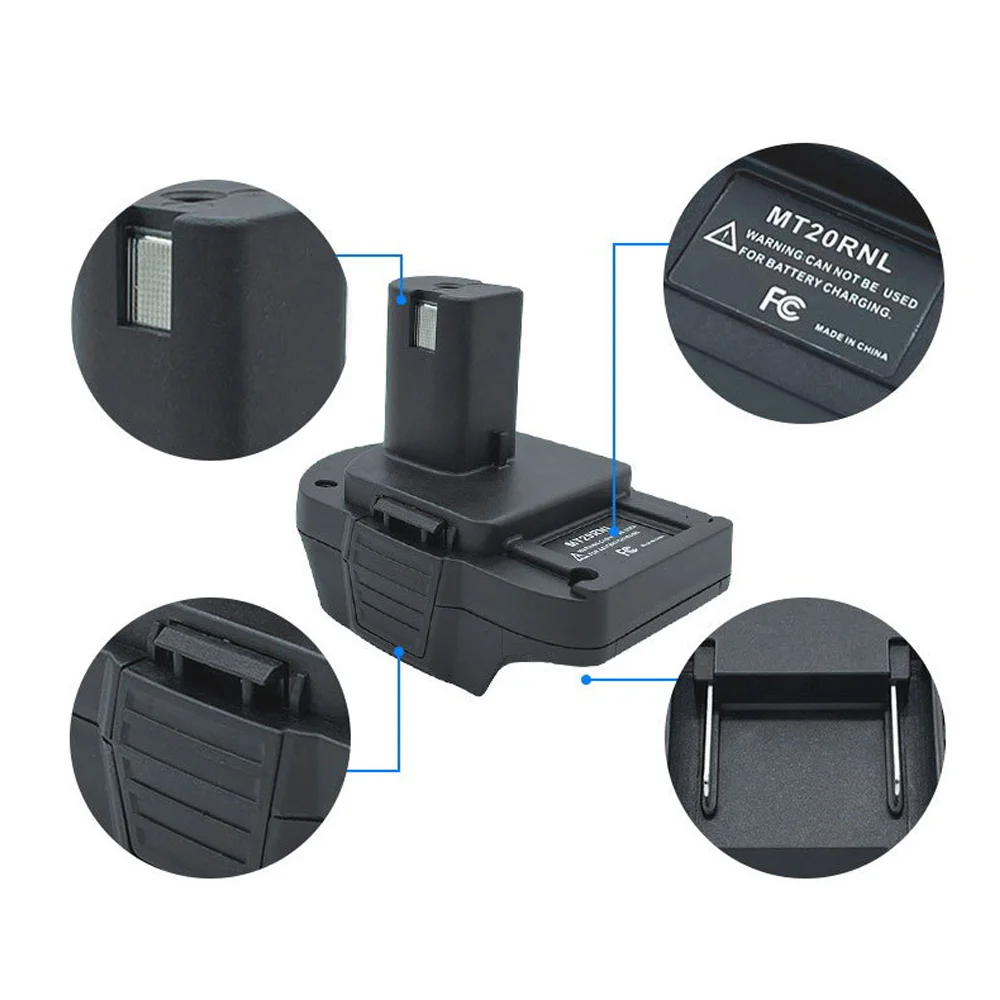 Adaptador de batería para piojos MT20RNL para conversión de batería de 18V a herramienta Roybi de 18V, convertir para batería Ryobi de 18V