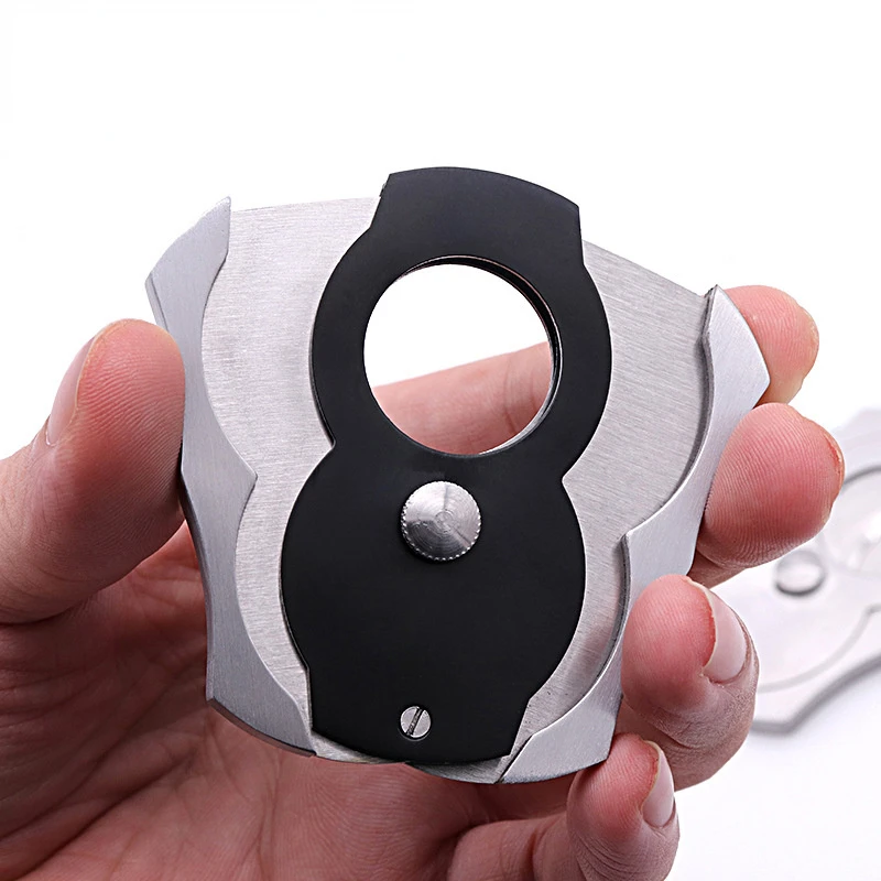 Cigar Scissors Knife Cutter Stainless Steel Cigar Cutter Knife Double Blades Cigar Cutter Puncher Guillotine Smoking Cigar Tool