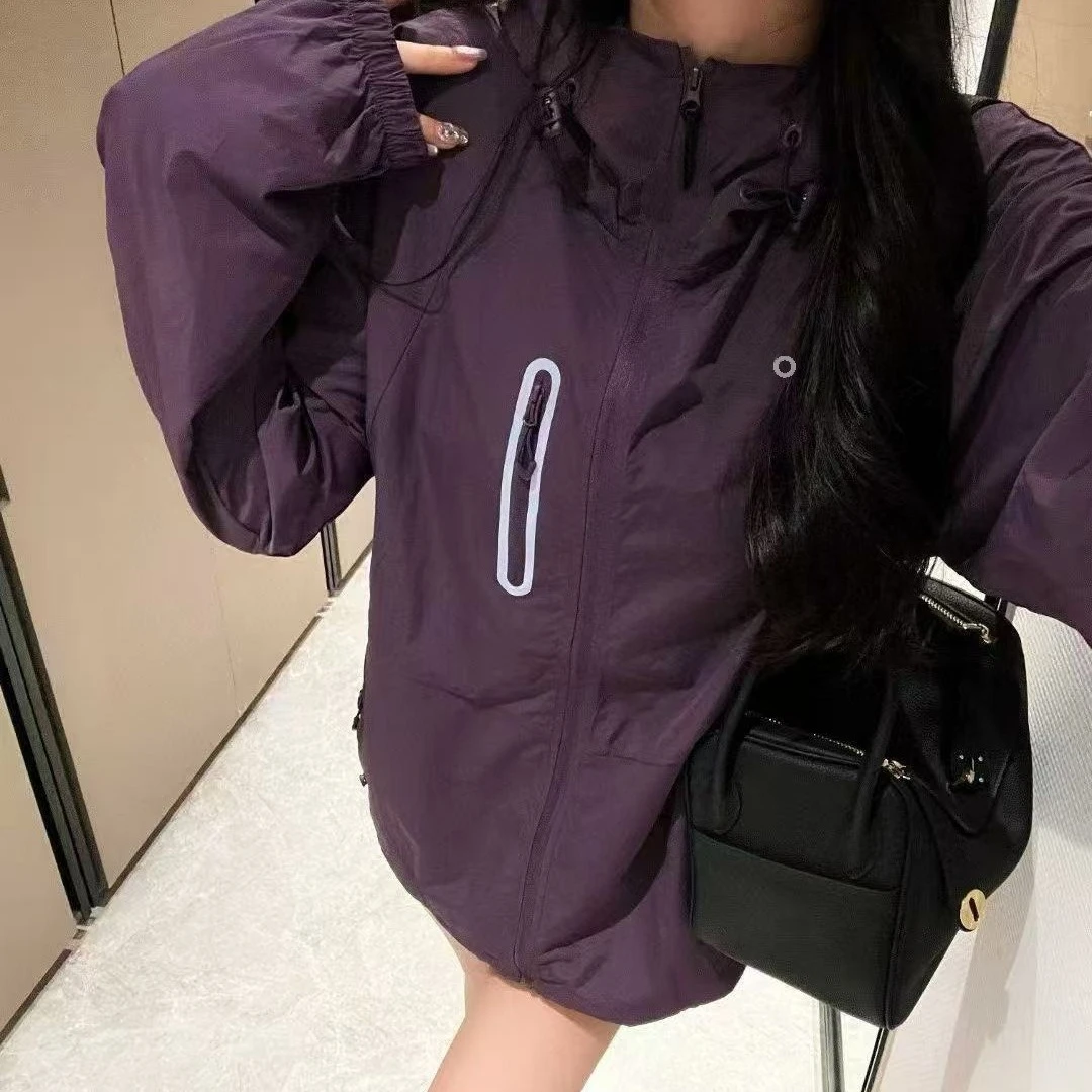 

Women Lightweight Sun Protection Hoodie UPF 50+ Water Resistant Outdoor Jacket Breathable Long Sleeve Cover Up for Hiking Travel