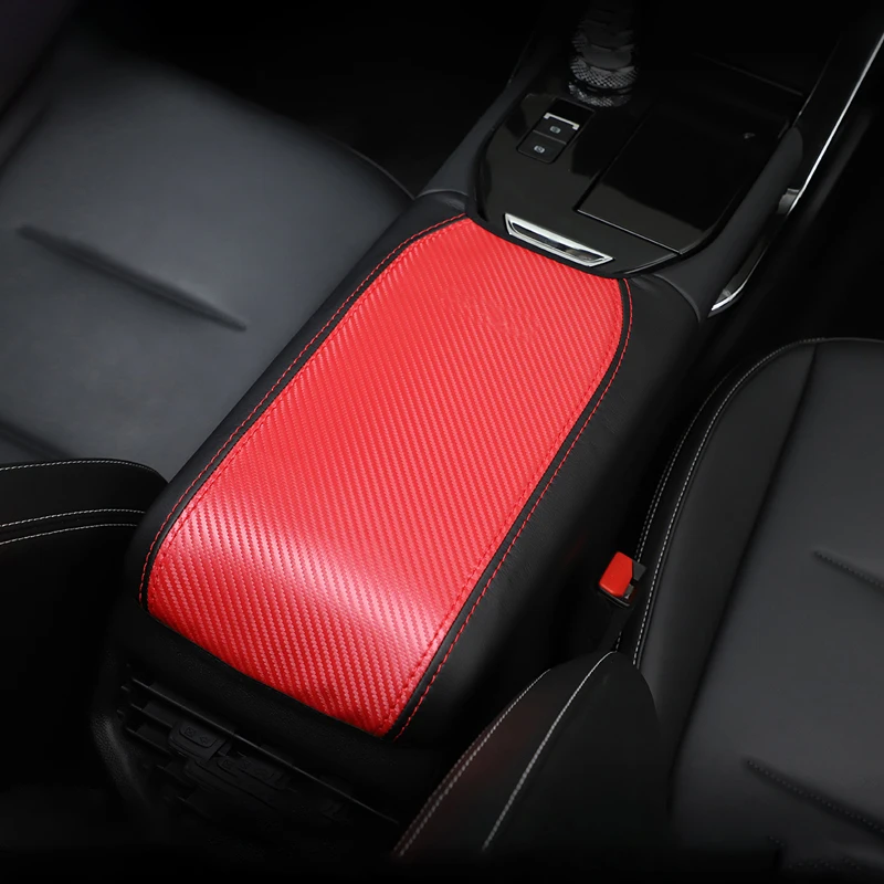 For Haval H6 3rd Gen 2021 2022 2023 2024 HEV PHEV Leather Car Armrest Box Protector Cover Trim Accessories